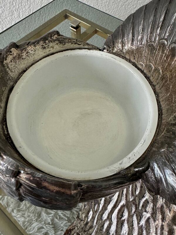 Sceau à glaçons zoomorphe dinde années 70