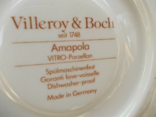 Tasse et sous tasse café Villeroy & Boch modèle Amapola