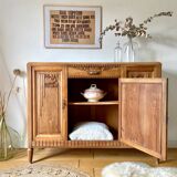 Art Deco sideboard in solid walnut