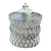 Suspension, baladeuse en verre moulé