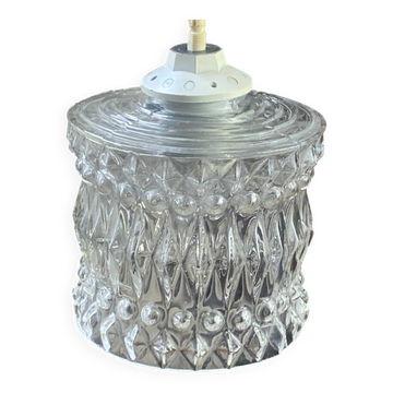 Suspension, baladeuse en verre moulé