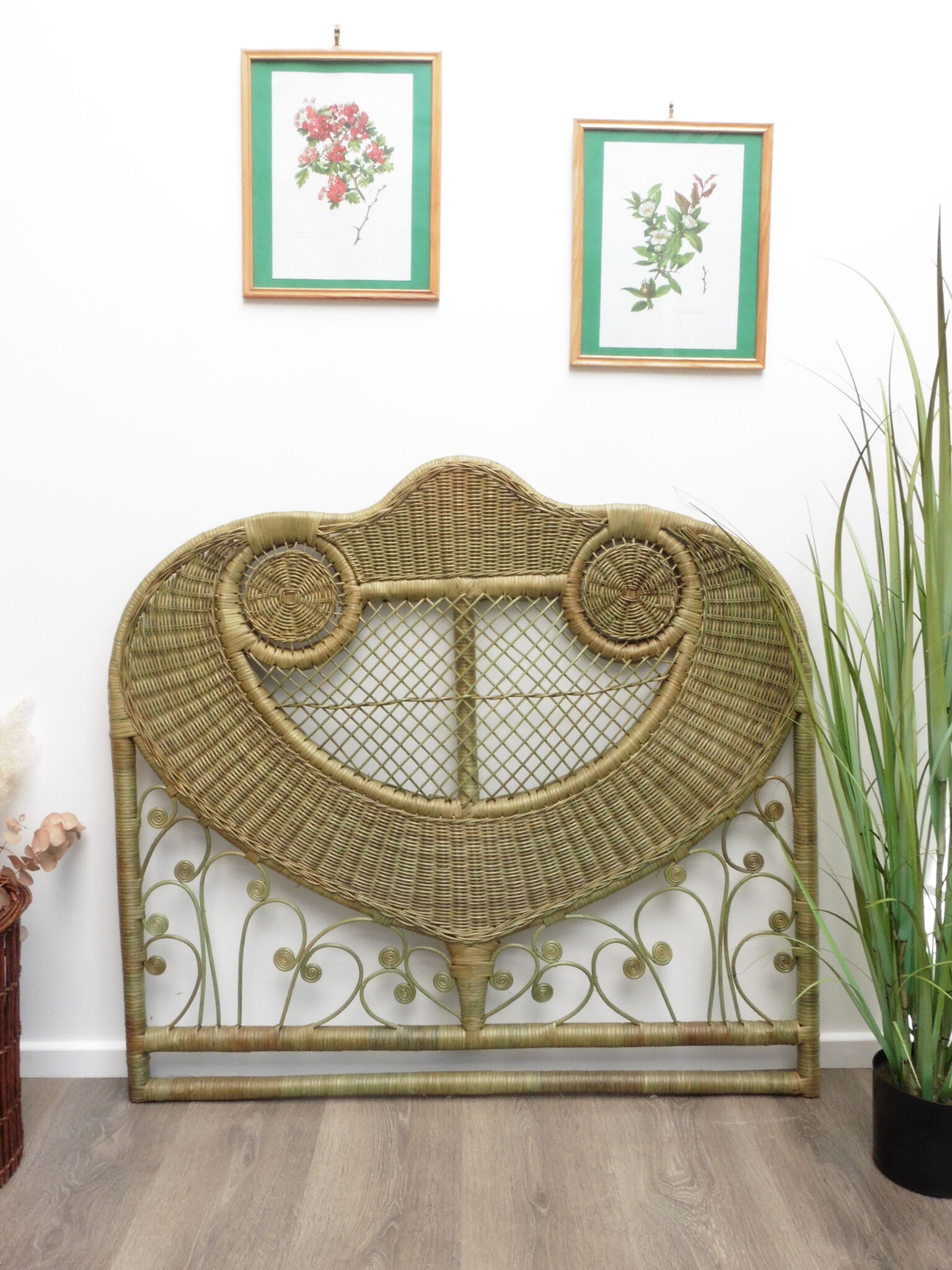 Bedhead rattan peacock