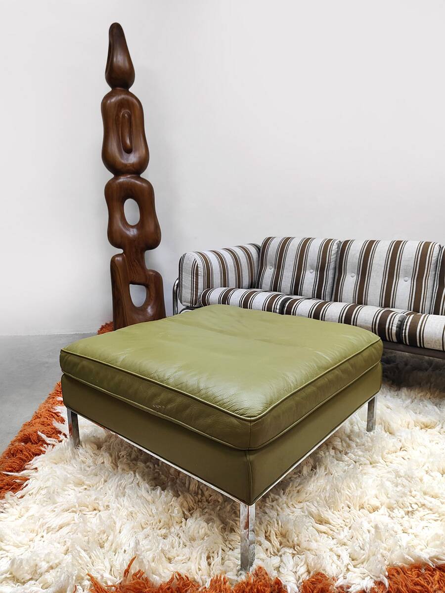 Dutch design leather 905 ottoman vintage Artifort