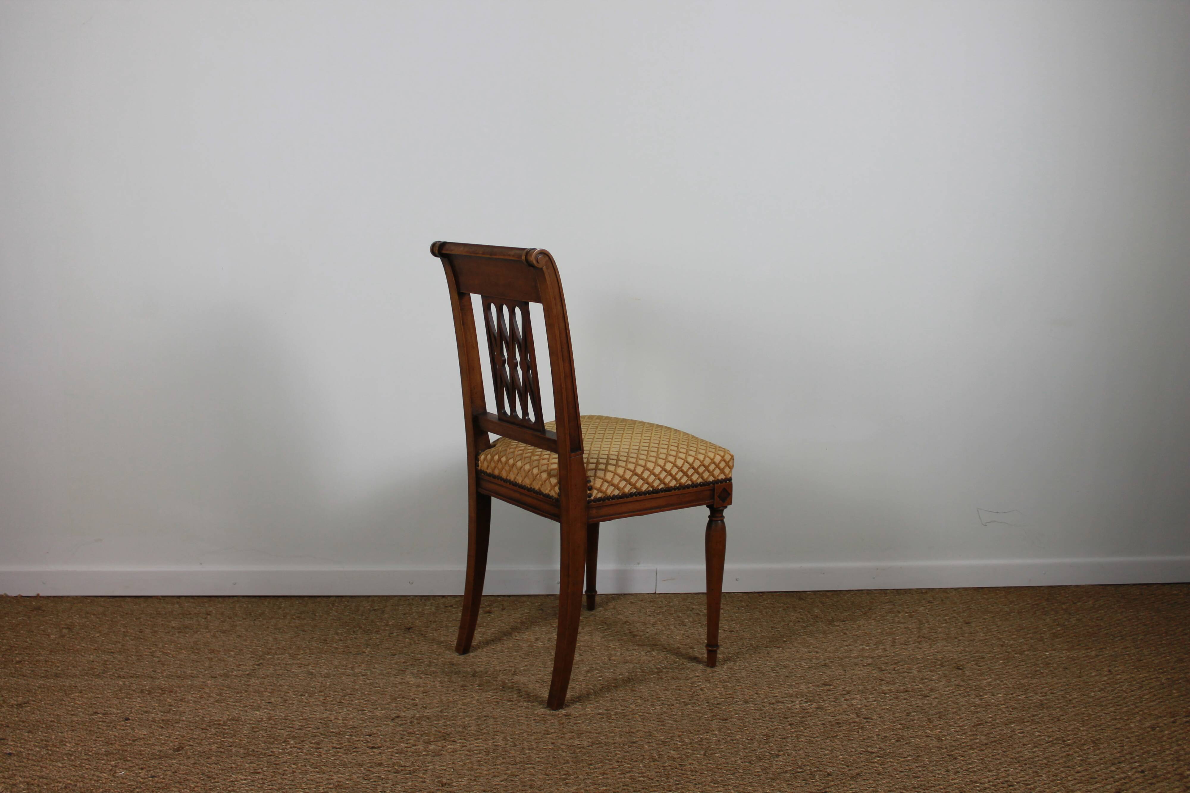 Directoire style chairs