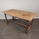 Table de ferme en chêne 158 cm