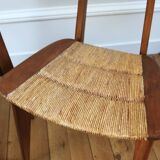 Set of 3 vintage Roger Landault "Ellipse" Sentou chairs 1957