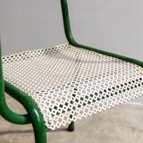 Pair of two metal garden armchairs 1960'