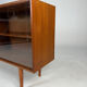 Vintage teak display cabinet sideboard shelf 60s midcentury