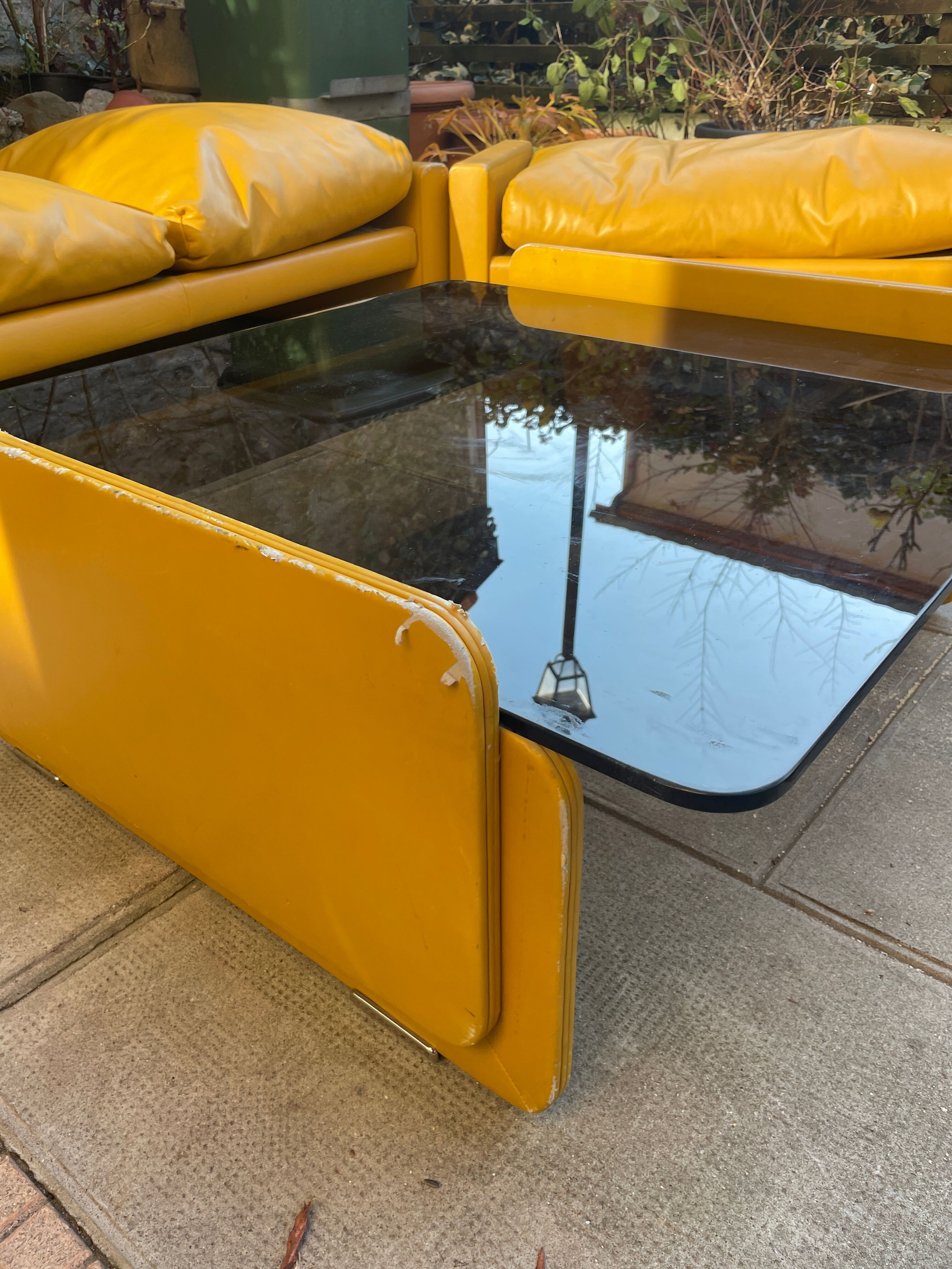 Vintage sofa set 70 Poltrona Frau