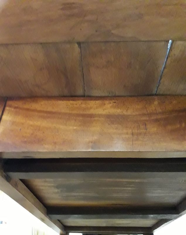 Walnut farmtable, 19th