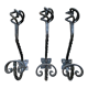 Wrought iron wall hooks