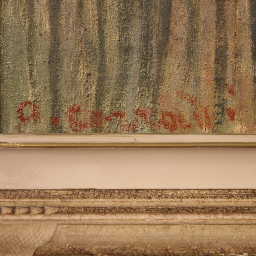 Landscape painting signed A. Corradi from the 20th century