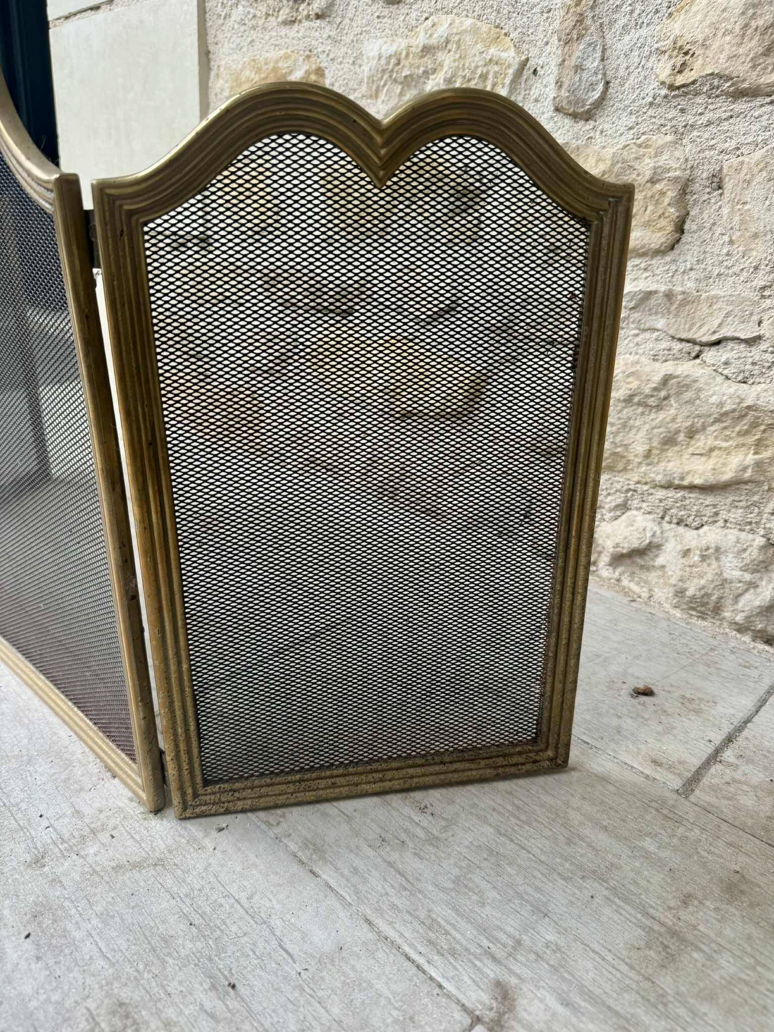 Brass Fireplace Screen