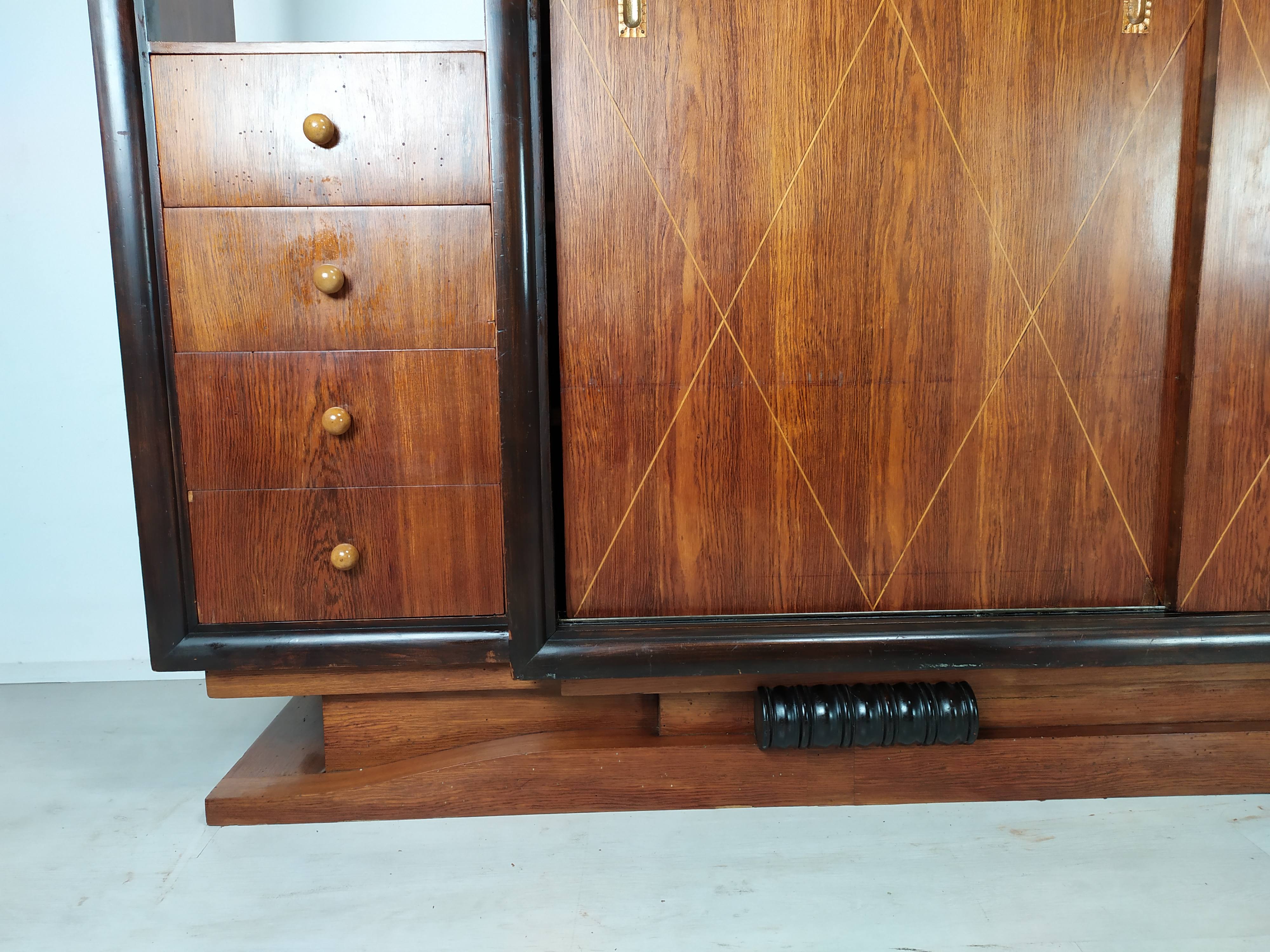 Art Deco library cabinet