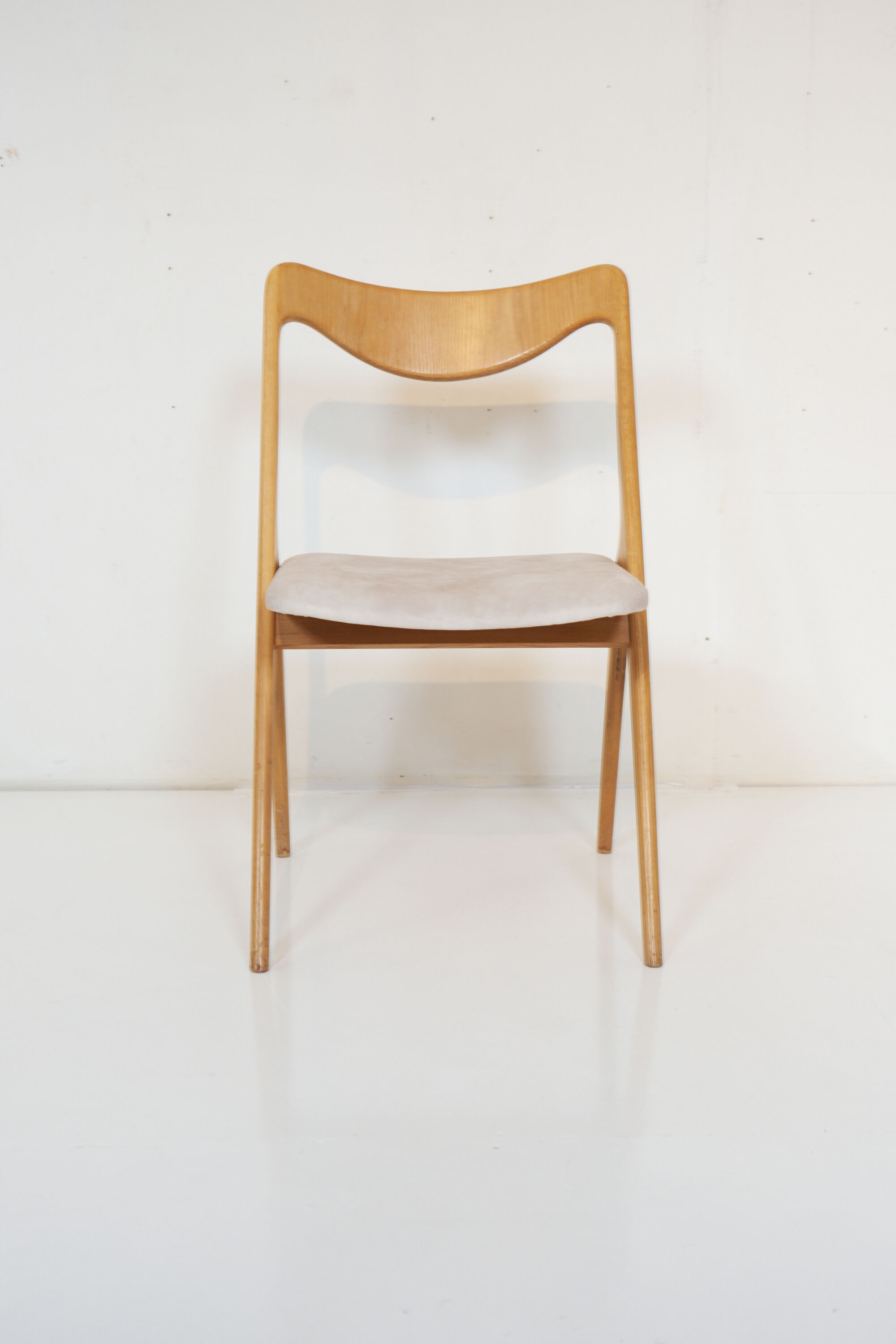 Set of 6 oak chairs by Albin Johansson & Sons 1960