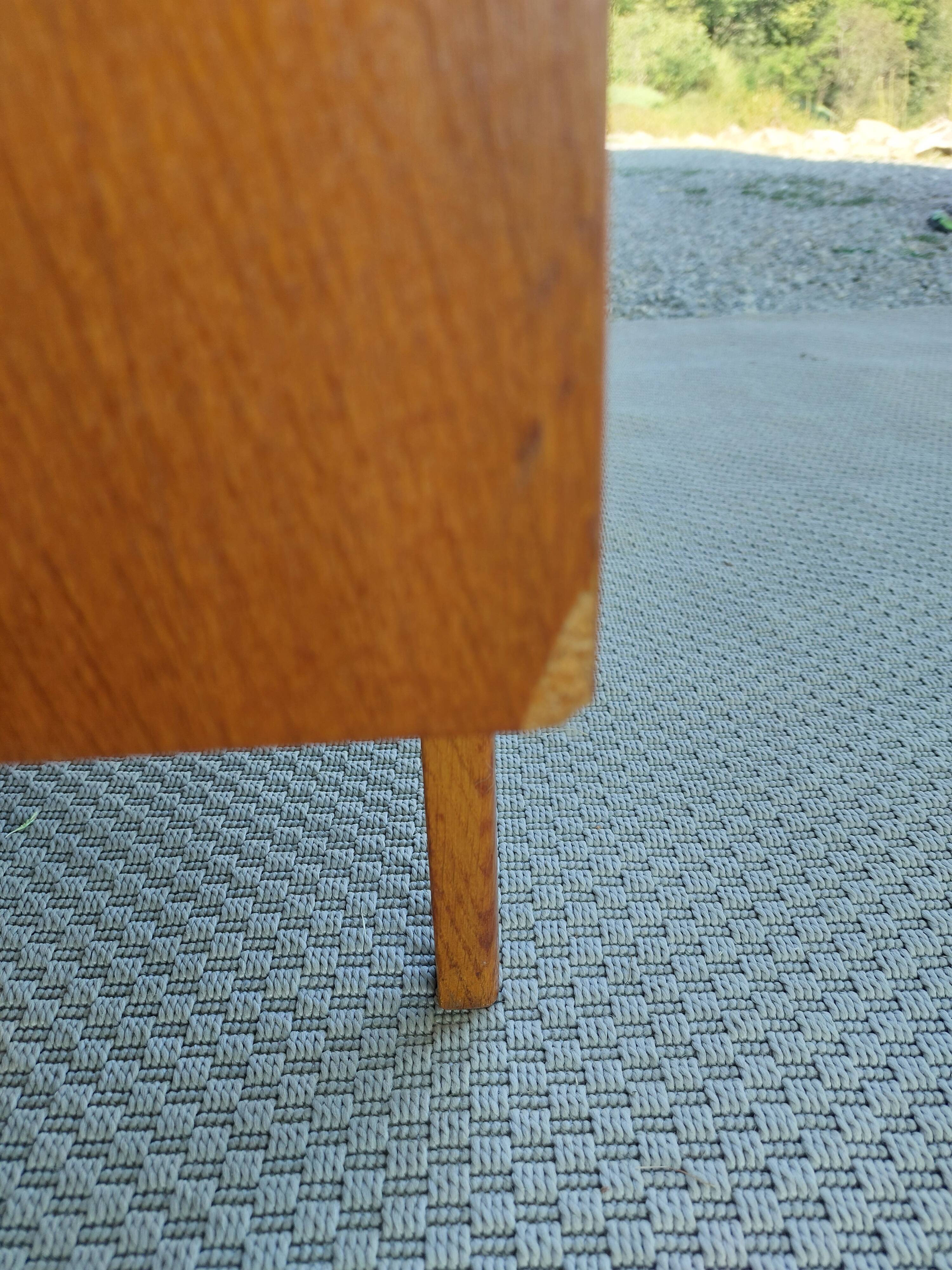 vintage chest of drawers, 60s-70s, "hidden" handles