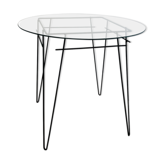 Metal side table, Italy 60s