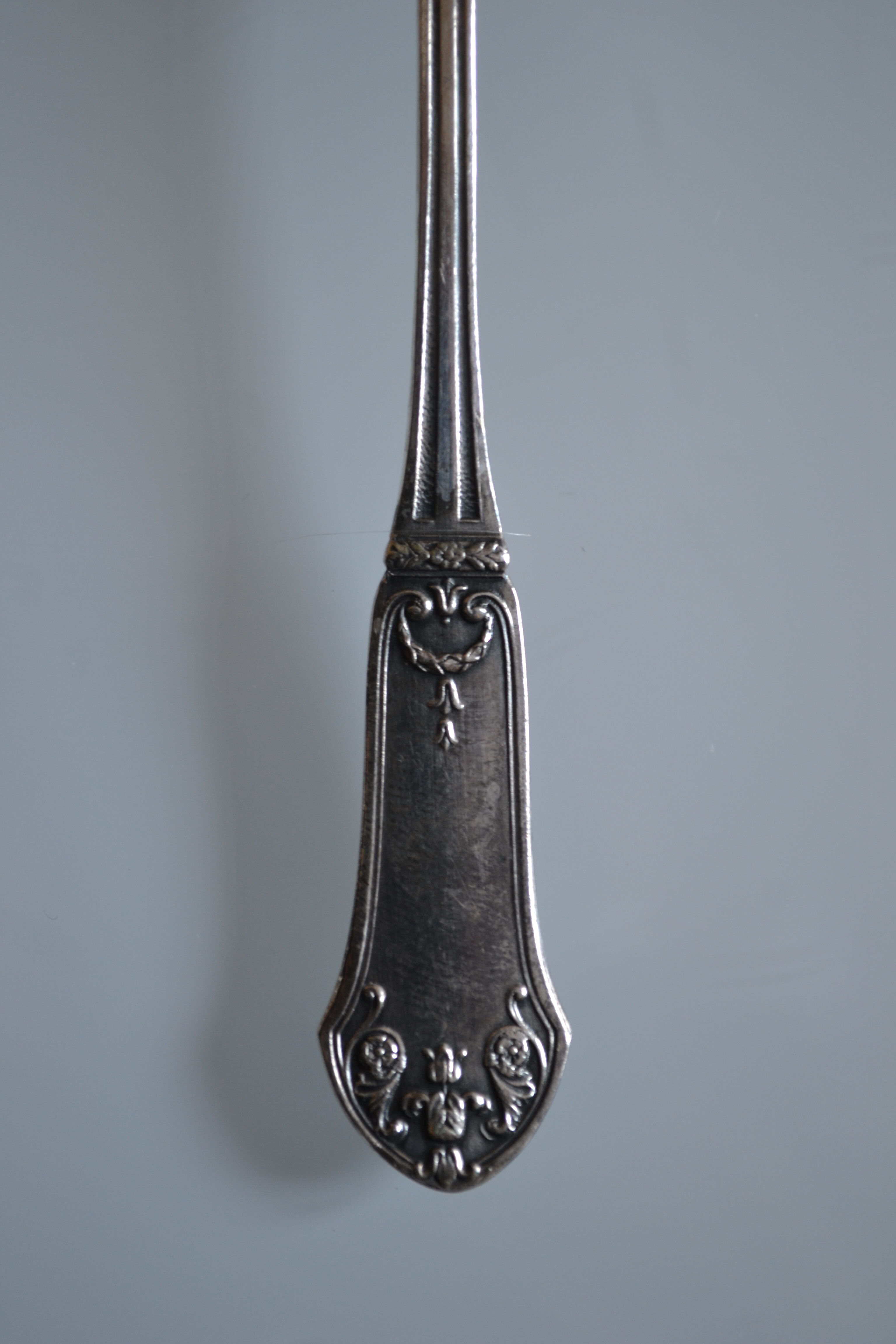 12 small spoons metal silver monogram sm