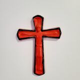 Red ceramic cross
