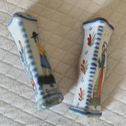 2 antique knife holders HB Quimper