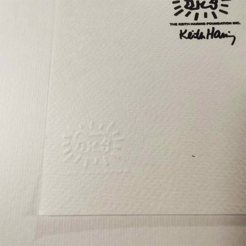 1990s Keith Haring Limited Edition Lithograph Numbered in Pencil (After)