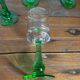 11 stemmed glasses
