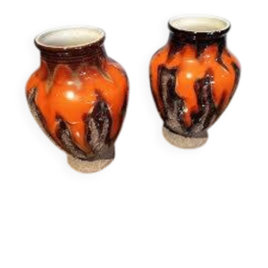 Paire vases Baudin