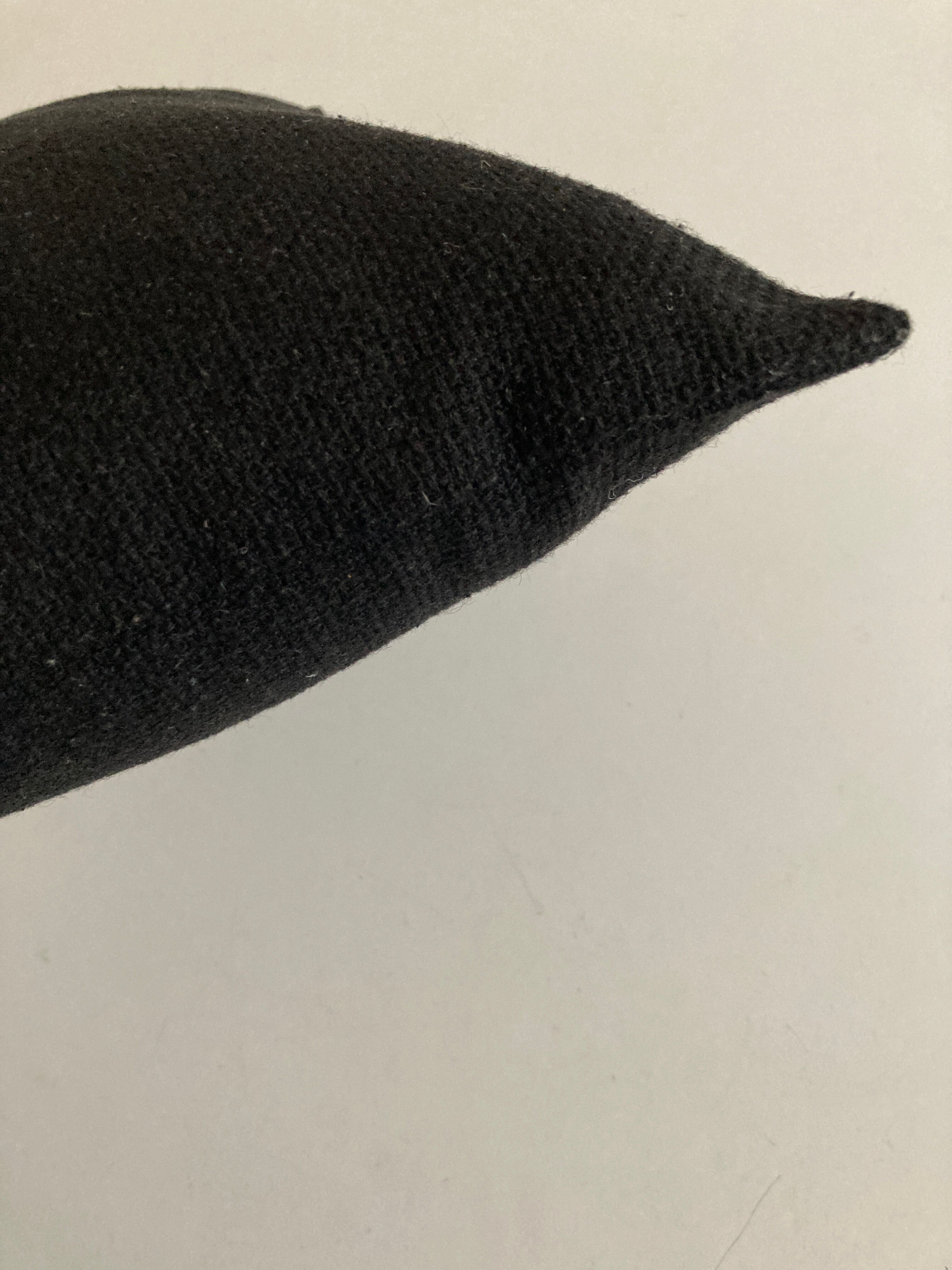 Nearby wool matt cushion Kvadrat black