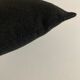 Coussin en natté de laine proche Kvadrat noir