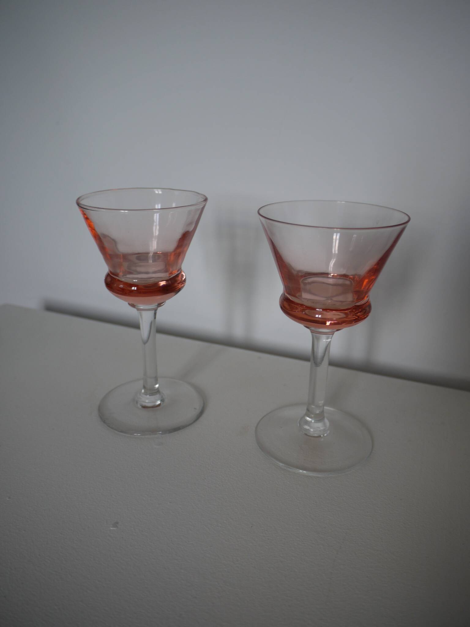 Lot de 2 verres à liqueur