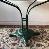 Old patinated bistro table