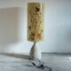 Accolay potter floor lamp in ceramic and resin circa 1960