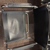 Set of 4 Armchairs in the style of Marcel Breuer – sled base