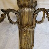 Gilded bronze wall light