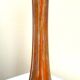 Art blown glass vase with inclusions of many colors