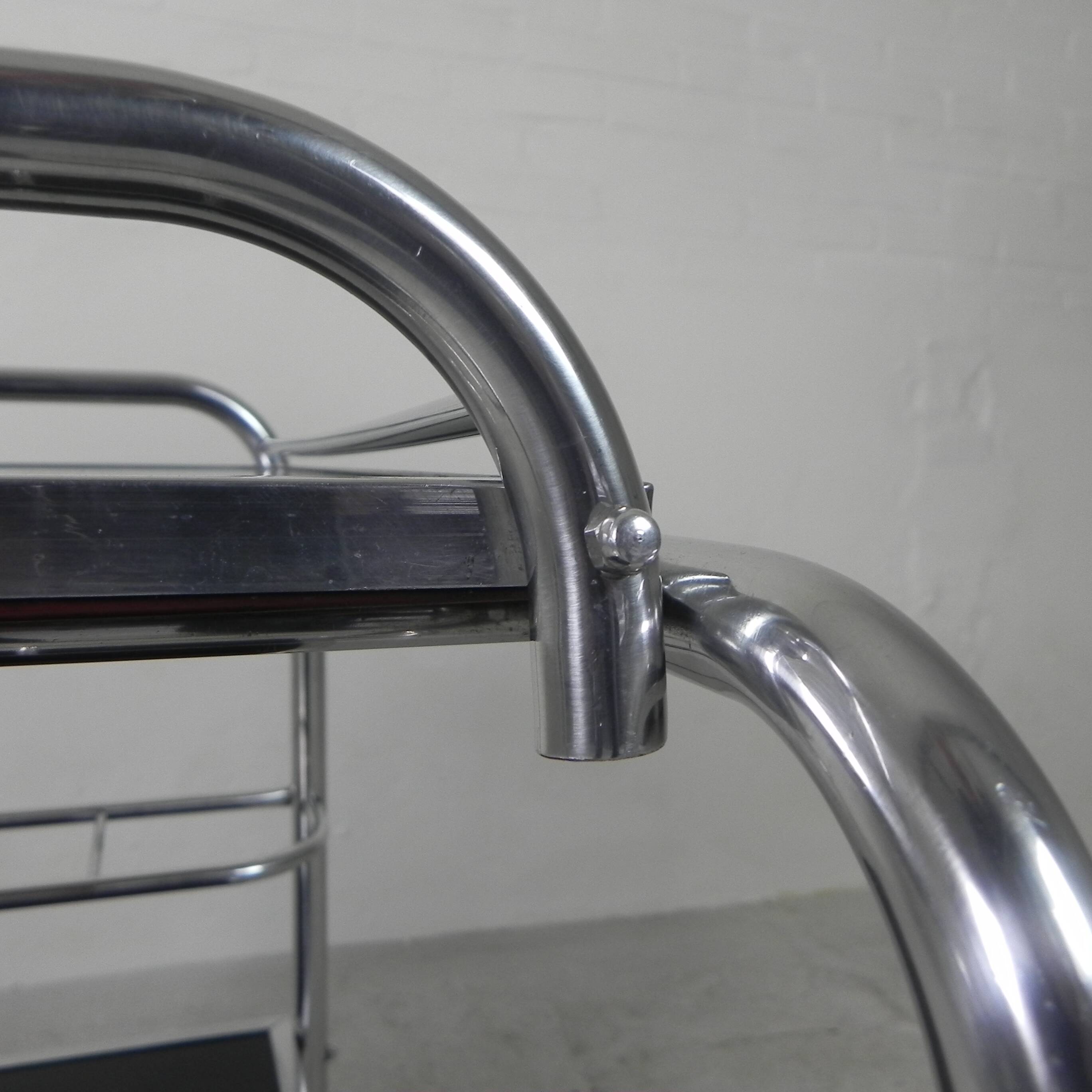 Art Deco trolley, serving trolley, 1930s