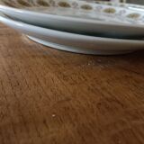 8 cheese plates porcelain from Chauvigny