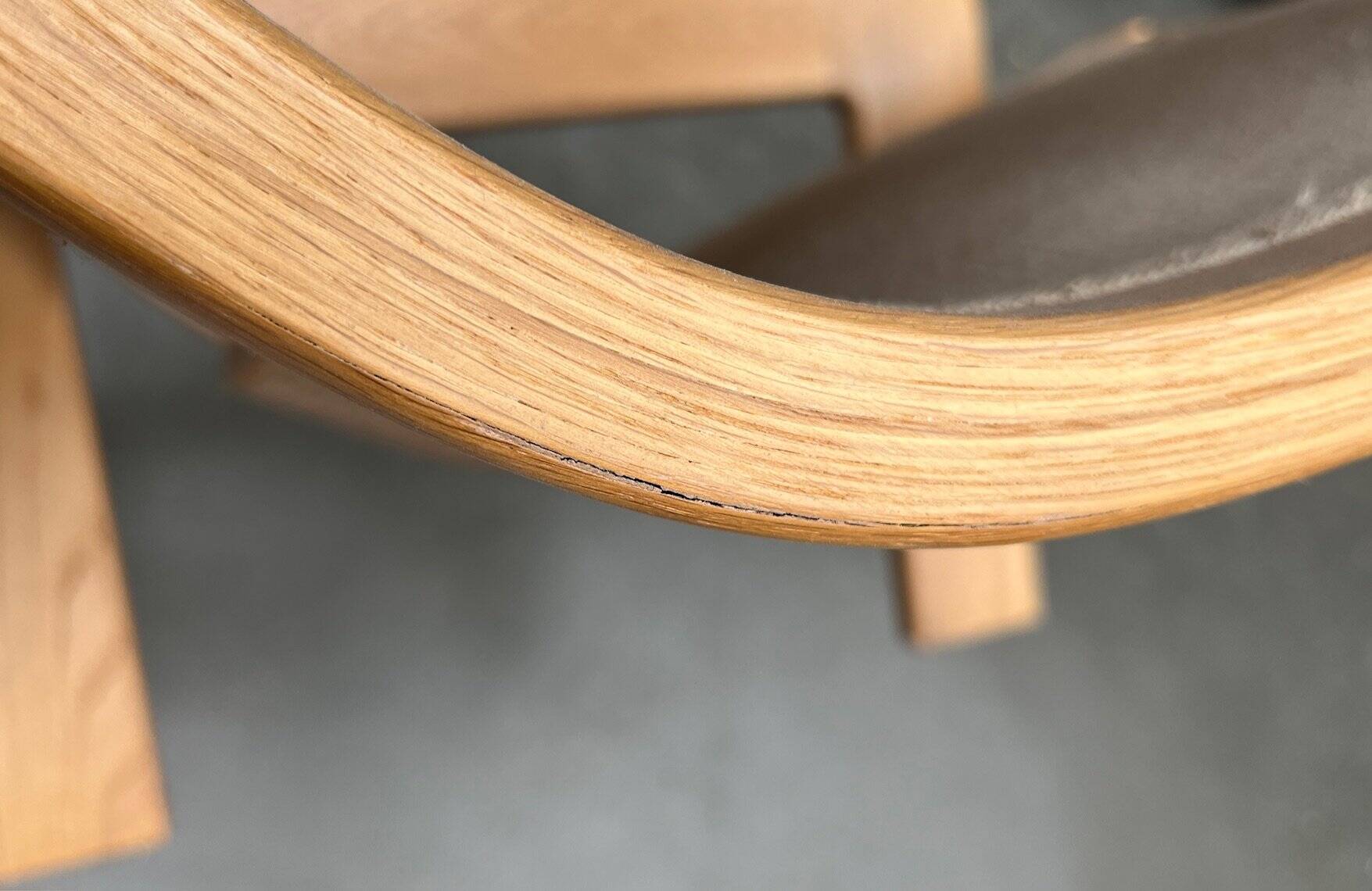 Vintage lounge chair set in Swedish beech by Yngve Ekström for Swedese, 1970s.