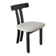 Set of 4 Oak "T-Shape" dining chairs