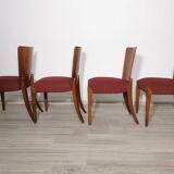 Art Deco Style Dining Chairs by Jindrich Halabala