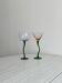 Duo of blown glasses
