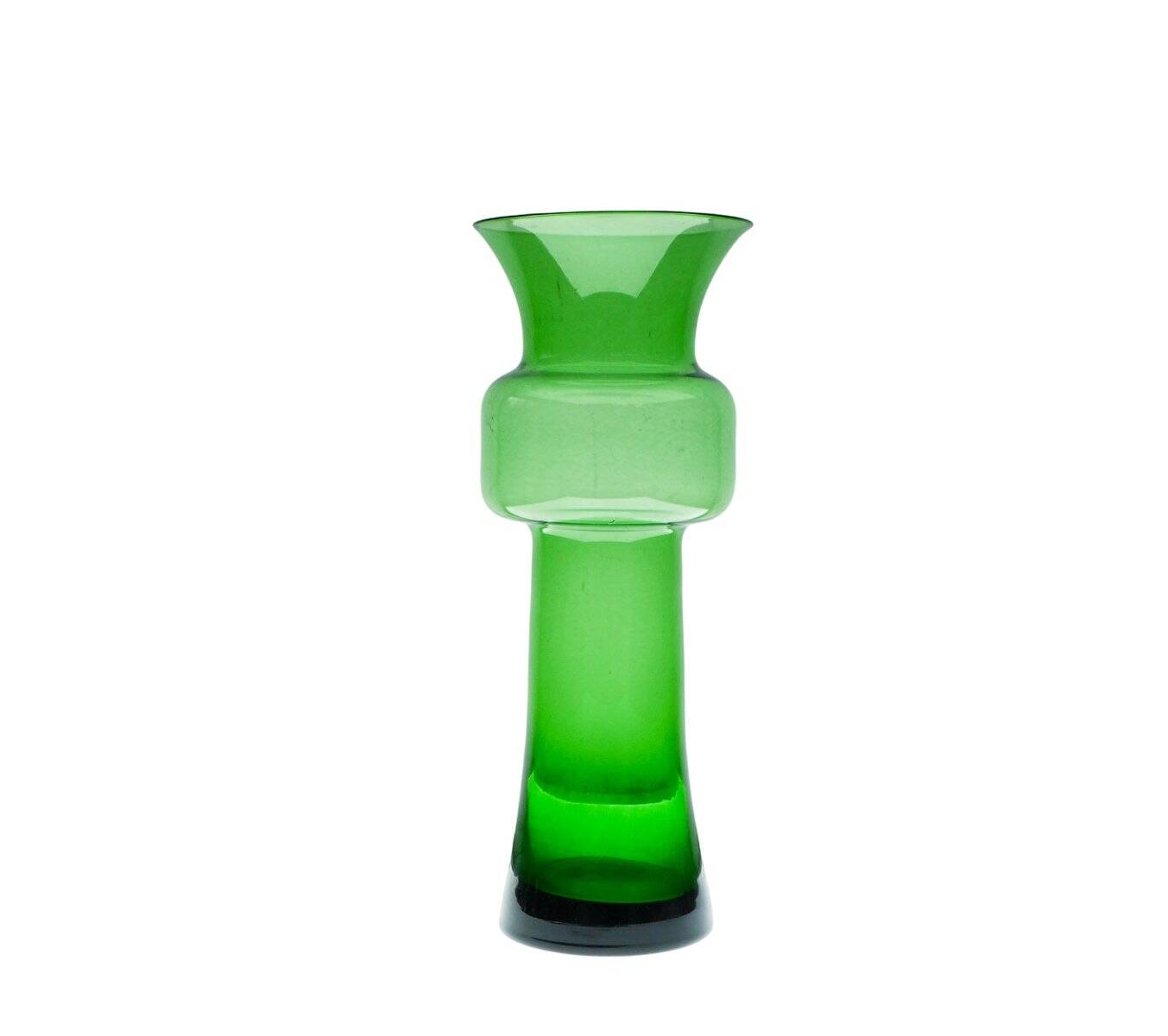 Large green Tang-Li vase by Morales Schildt for Kosta