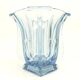 Art Deco vase, pressed glass, Zawiercie Glassworks, Poland, 1930s