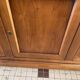 Cherry wood sideboard with 3 doors and 3 drawers