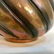 Copper Cachepot by Egidio Casagrande for Borgo Valsugana, Italy 1950s