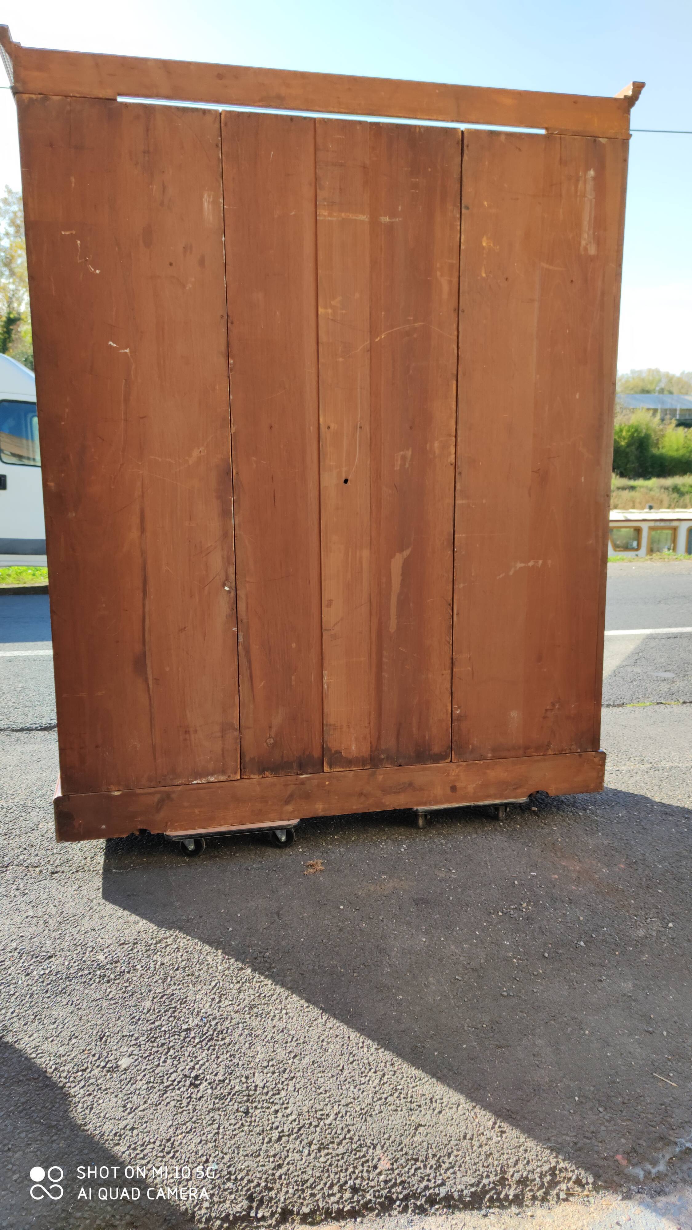 English mahogany wardrobe circa 1920