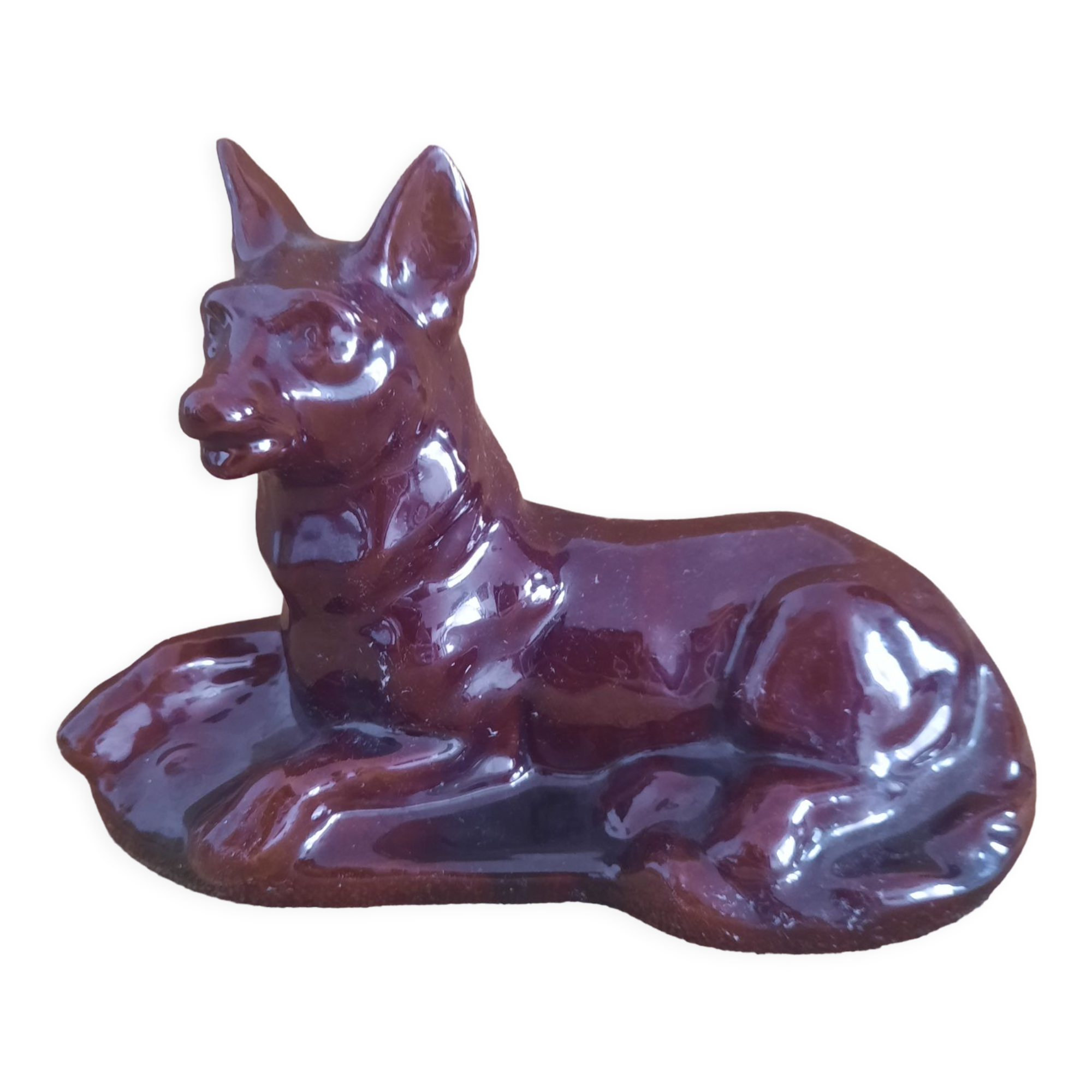 Vintage ceramic dog