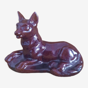 Vintage ceramic dog