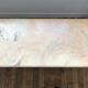 Brass and marble coffee table