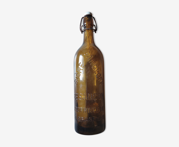 Bouteille de bière ancienne Gangloff